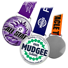 Full Colour Stainless Steel Medal