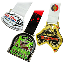 Enamel Filled Medals
