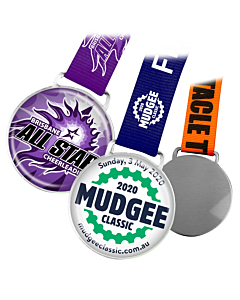 Full Colour Stainless Steel Medal
