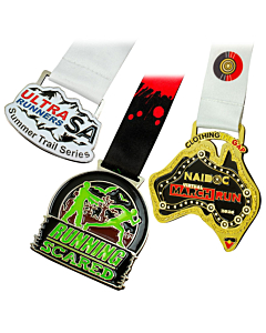 Enamel Filled Medals