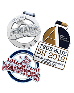Powder Coated Medals